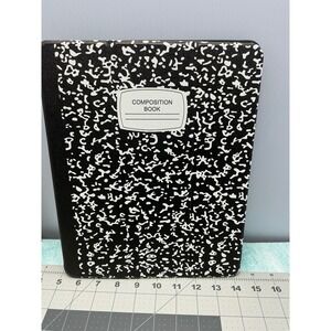Soke Case for iPad Air 13 Inch M2 2024 Composition Notebook Folio Cover Black